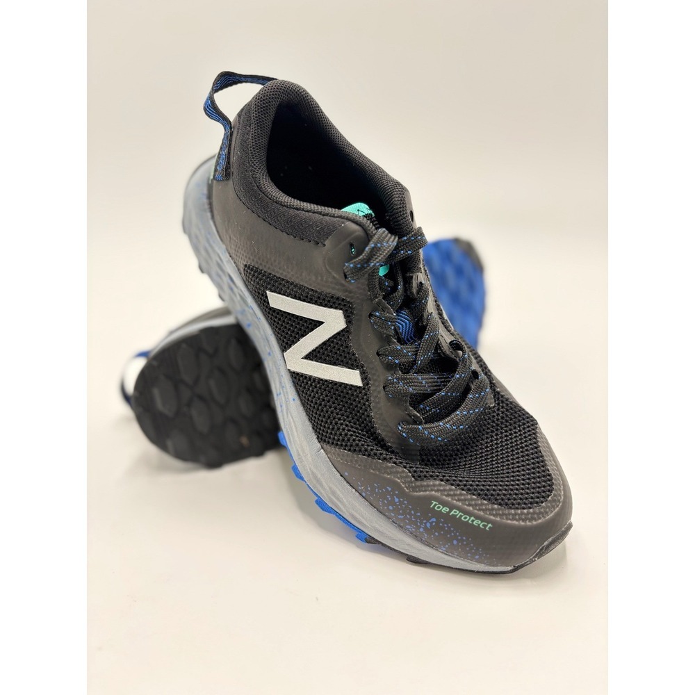 New Balance Fresh Foam Arishi Trail Womens 6‎ Black Blue Running Shoes WTARISM1
